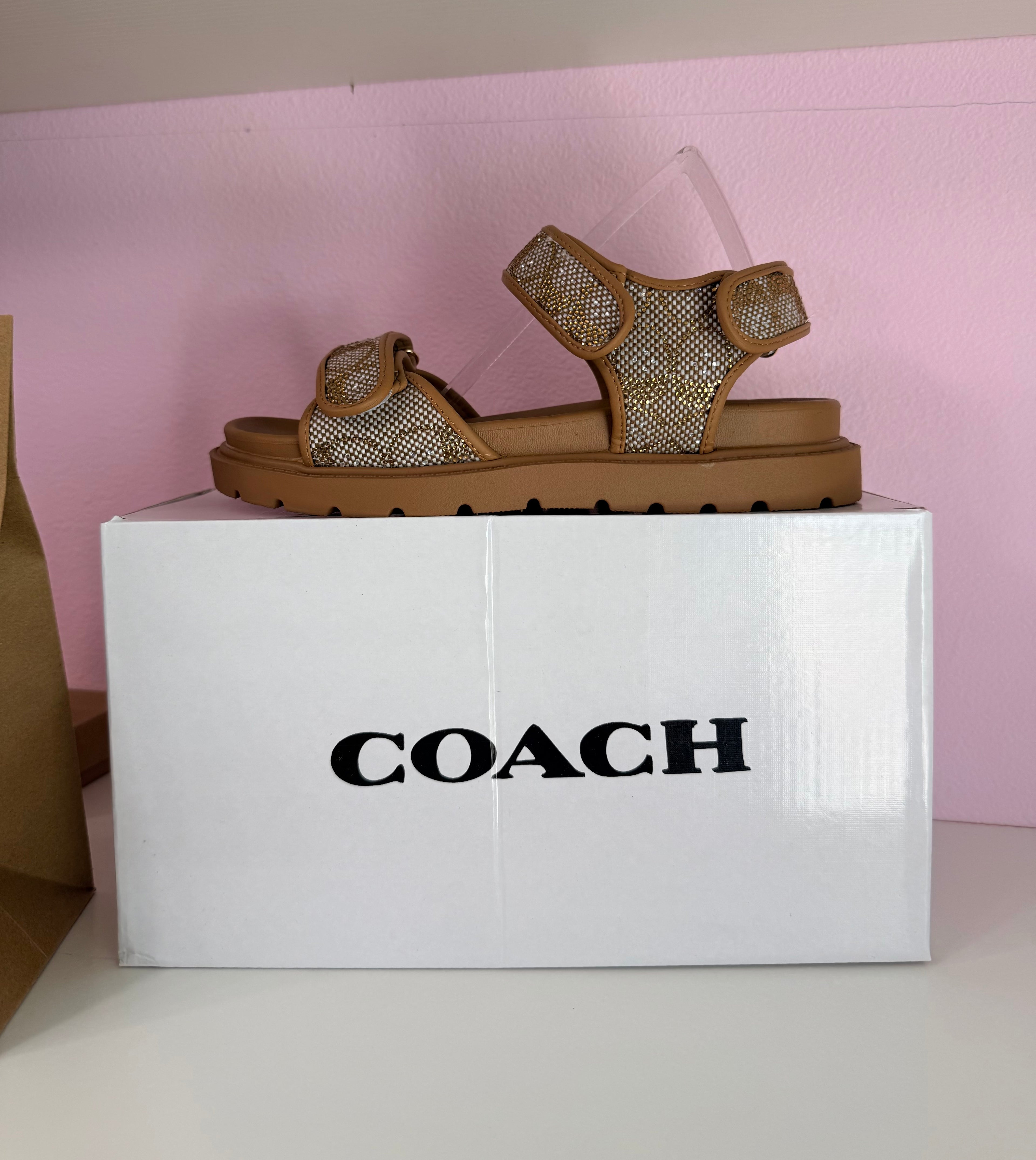 Sandalia COACH BRYNN Cafe