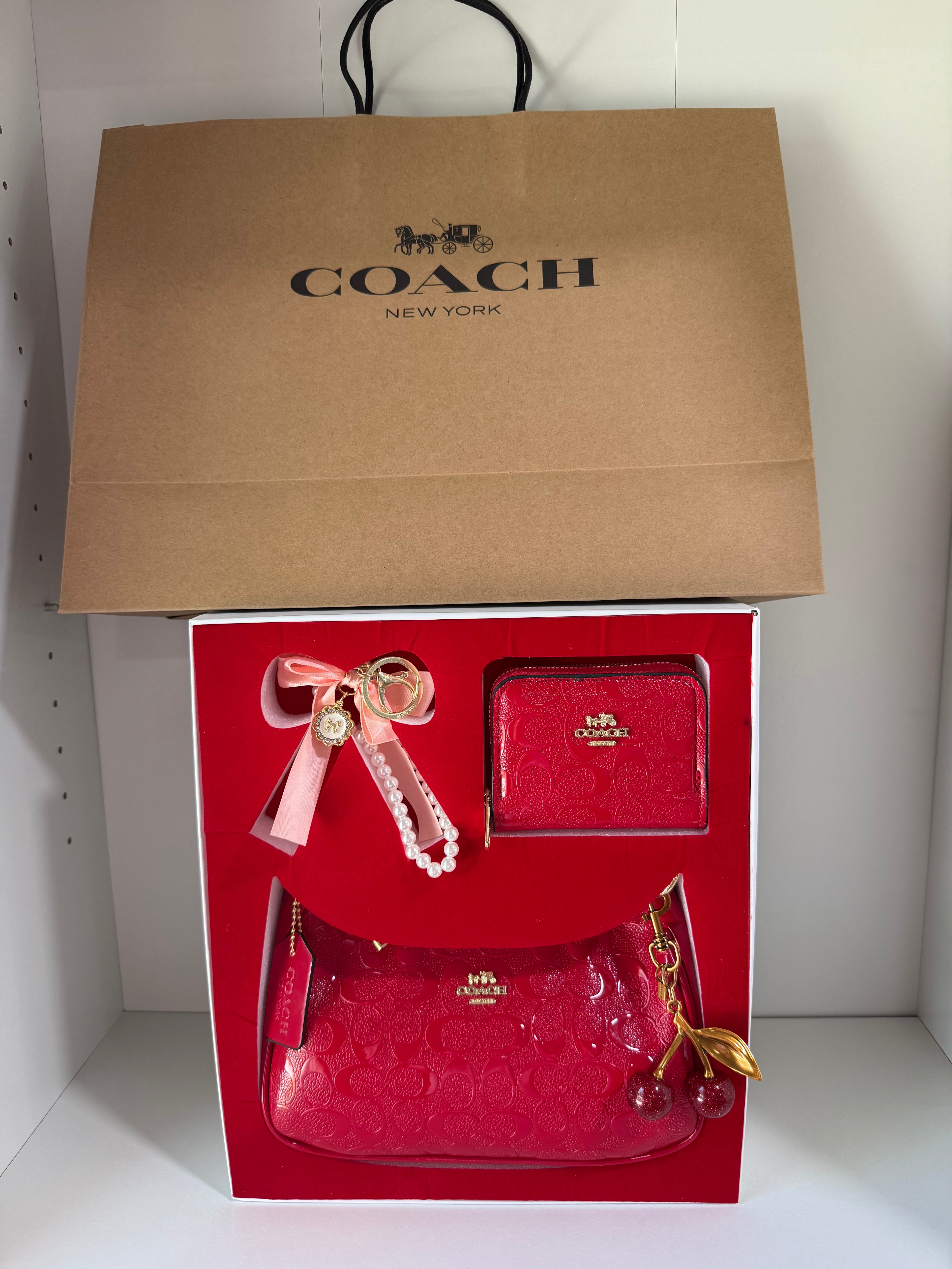 Set COACH Rojo